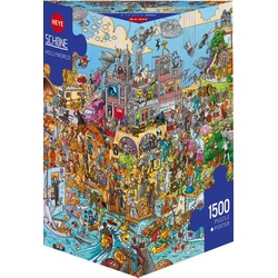 HEYE Puzzle Hollyworld, Schöne, 1500 Puzzleteile, Made in Europe bunt