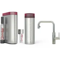 Quooker Flex Square | Reservoirs PRO3 | Cube & Filter | verchromt glänzend | sofort-Kochend-Wasserhahn