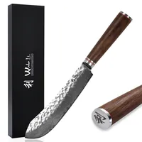 Wakoli Fleischmesser 20 cm Nussbaum Damast