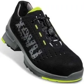 Uvex 1 8543847 ESD Sicherheitshalbschuh S1 SRC, Arbeitsschuhe für Damen - Herren, Schwarz/Lime - Gr. 47