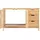 [en.casa] Waschbeckenunterschrank 2 Türen und 3 Schubladen 100 x 60 x 35 cm Beige