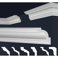 Marbet Design Stuckleiste E-15 weiß 60 St. 200 x