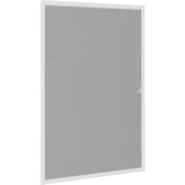 vidaXL Insektenschutz für Fenster 90 x 120 cm Weiß