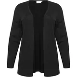 KAFFE CURVE Farsia Strickjacke Schwarz S