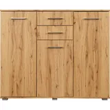 Priess Lindau 123 x 103 x 38 cm Beige / Braun