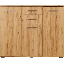 Priess Lindau 123 x 103 x 38 cm Beige / Braun