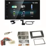 Kenwood DMX-125DAB Bluetooth DAB+ USB MP3 Einbauset für Suzuki Swift Sport EZ MZ