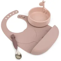 Done by Deer Peekaboo First Meal Geschirr-Set Deer Friends, powder