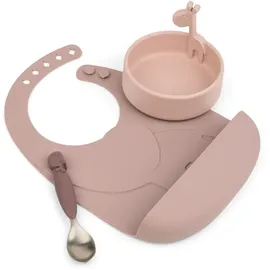 Done by Deer Peekaboo First Meal Geschirr-Set Deer Friends, powder