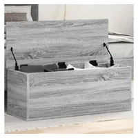 vidaXL Truhe Grau Sonoma 90x35x35 cm Holzwerkstoff