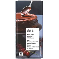Vivani Feine Bitter Kuvertüre 70% Kakao bio
