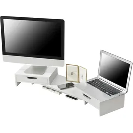 [en.casa] Marttila, Monitor Erhöhung, Weiss