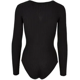 URBAN CLASSICS Rib Knit Body Schwarz 5XL
