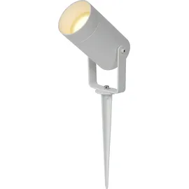 LUCIDE Gartenstrahler Ø 10 cm 1xGU10 IP65 Weiß