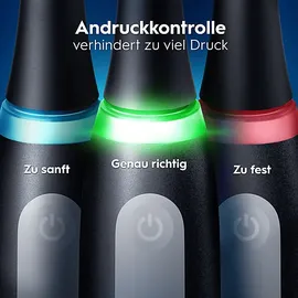 Oral-B iO Series 3 Duopack Matt Black + 2. Handstück Ice Blue + Reiseetui