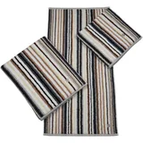 Ross Multicolor-Streifen Duschtuch 70 x 140 cm anthrazit