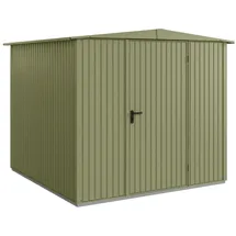 Hörmann Berry Classic Gerätehaus 2,59 x 2,48 m Schilfgrün