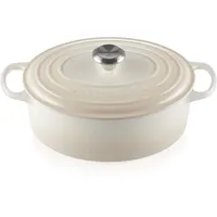 Le Creuset Signature Bräter 29 cm oval meringue