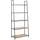 Actona Mid.you Regal, Schwarz, Eiche, Holz, Wildeiche, 77x174.5x36 cm, Reach, Wohnzimmer, Regale, Bücherregale