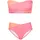 lscn by lascana Bandeau-Bikini Damen coral-pink Gr.32 Cup A/B