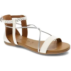 Weiße Sandalen Tamaris Damenschuhe Modische Sommerschuhe, 37