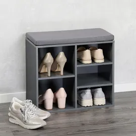 KESPER Schuhbank 51,5 x 48 x 29,5 cm grau / grau