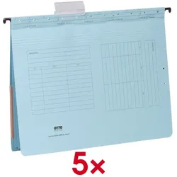 OTTO Office Mehrfach-Hängehefter »Kredit und Personal« blau