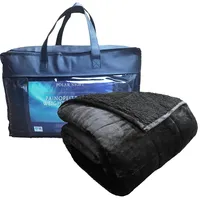 Polar Night Gewichtsdecke 150x200cm Sherpa Black - 7 Kg