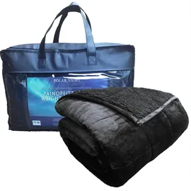 Polar Night Gewichtsdecke 150x200cm Sherpa Black - 7 Kg