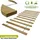 furnify Lattenrost Rollrost 100 x 200 cm