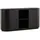 Livetastic Sideboard 160 x 80 x 48 cm Schwarz