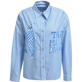Milano Italy Langarmbluse blau 46
