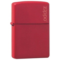 Zippo Feuerzeug ZIPPO Benzinfeuerzeug "Rot Logo" in rot rot