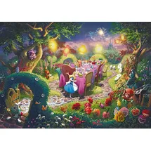 Schmidt Spiele Schmidt 57398 - Thomas Kinkade, Disney, Alice in Wonderland, Mad Hatter’s Tea Party, Puzzle, 6000 Teile