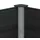 vidaXL Hochbeet 200 x 30 x 36 cm Schwarz