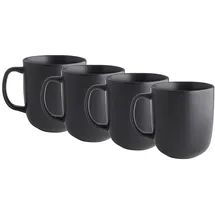 BUTLERS Teetasse 0,4 l Schwarz 4 St.