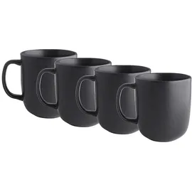 BUTLERS Teetasse 0,4 l Schwarz 4 St.