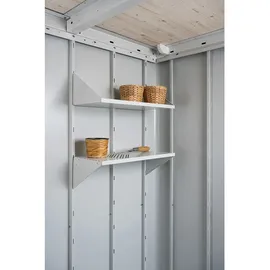 Biohort Regalboden Gerätehaus Neo 2-Stück-Packung Silber