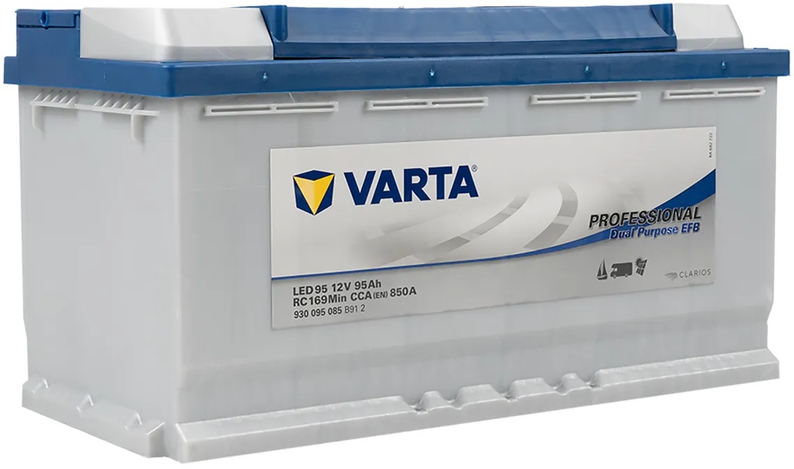 Varta LED95 Professional EFB 12V 95Ah 850A Versorgungsbatterie