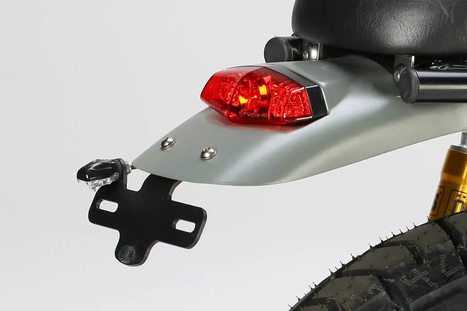 LSL Kentekenhouder Extreme, geschikt voor GfK fender, zilver