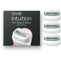 Wilkinson Intuition 2in1 Soap & Shave Nourishing Rasierklingen 3 St.