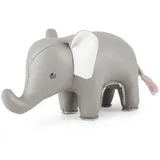 Züny Briefbeschwerer Elefant Grau/Weiss