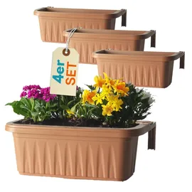 GarPet Blumenkasten 20 x 18,5 cm Orange