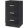 [en.casa] Nachtschrank Aurdal 37 x 34,5 x 66 cm Schwarz