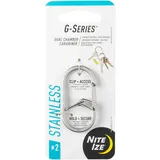 NITE IZE G-Series #2 Stainless Steal, Silber