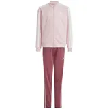 adidas Essentials 3-Streifen Trainingsanzug Sandy Pink / White 164