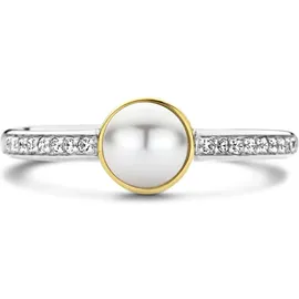 Ti Sento Milano Ring gold - silber / transparent 50