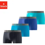 s.Oliver Boxershorts unifarben blau XL 4er Pack