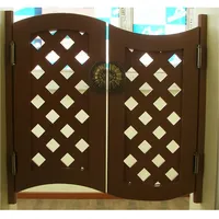 Pendeltür holz,Saloon Saloontüren ,Penedeltür Schwingtür,saloontür schwingtür ,Westerntür Flügeltür ,with Stainless Steel Hinges ,Auto Close Fence Half Waist Door ( Color : B , Size : W85xH90cm(33.46x