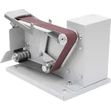 Mini Elektrische Bandschleifer, Band-Tellerschleifer Schleifmaschine Polierschleifmaschine mit Eingebaute Doppellager und 10 Schleifband 26 x 15,5 x